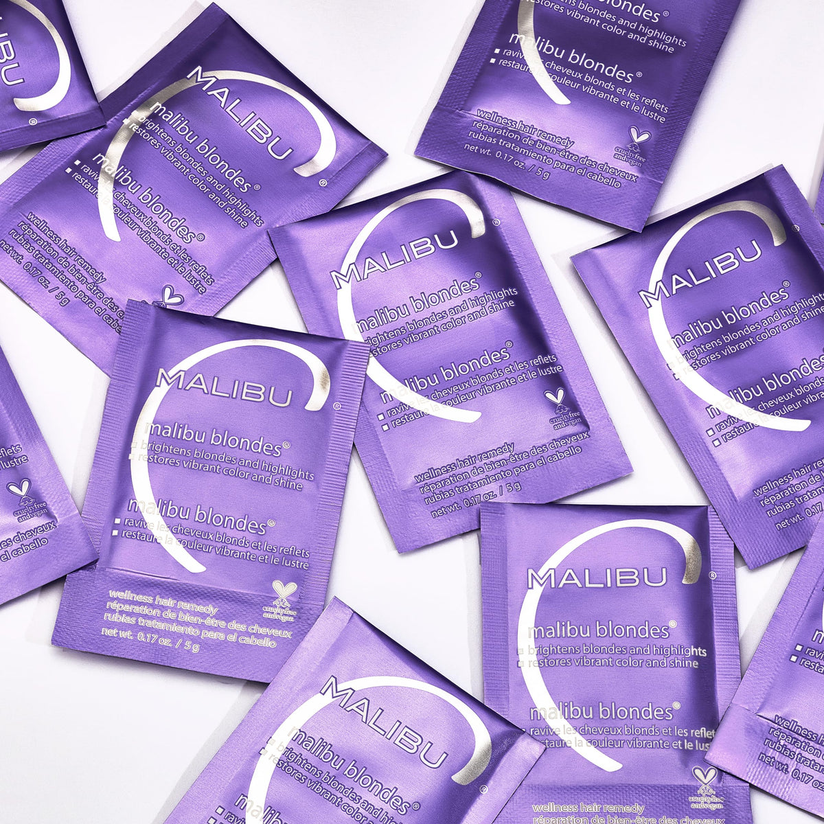Malibu C Blondes Wellness Hair Remedy 12 Packets x 0.17oz/5g