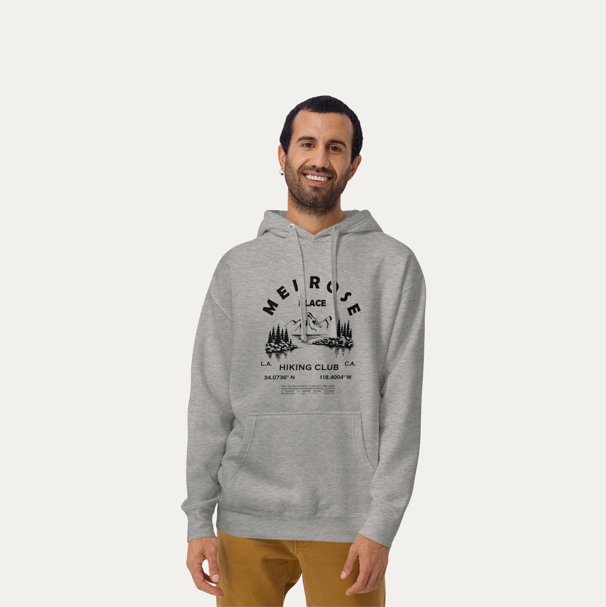 Melrose Place Hiking Graphic Hoodie