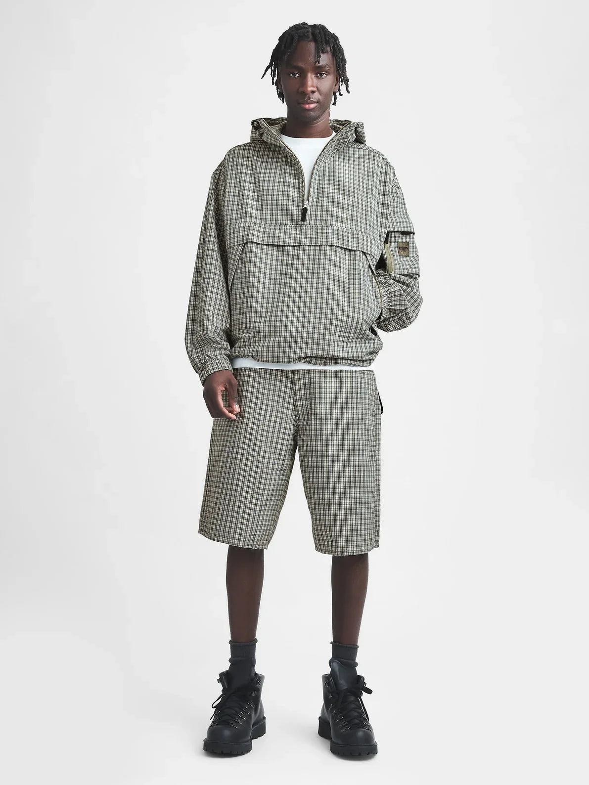 Gap x MadHappy Oversized Plaid Anorak