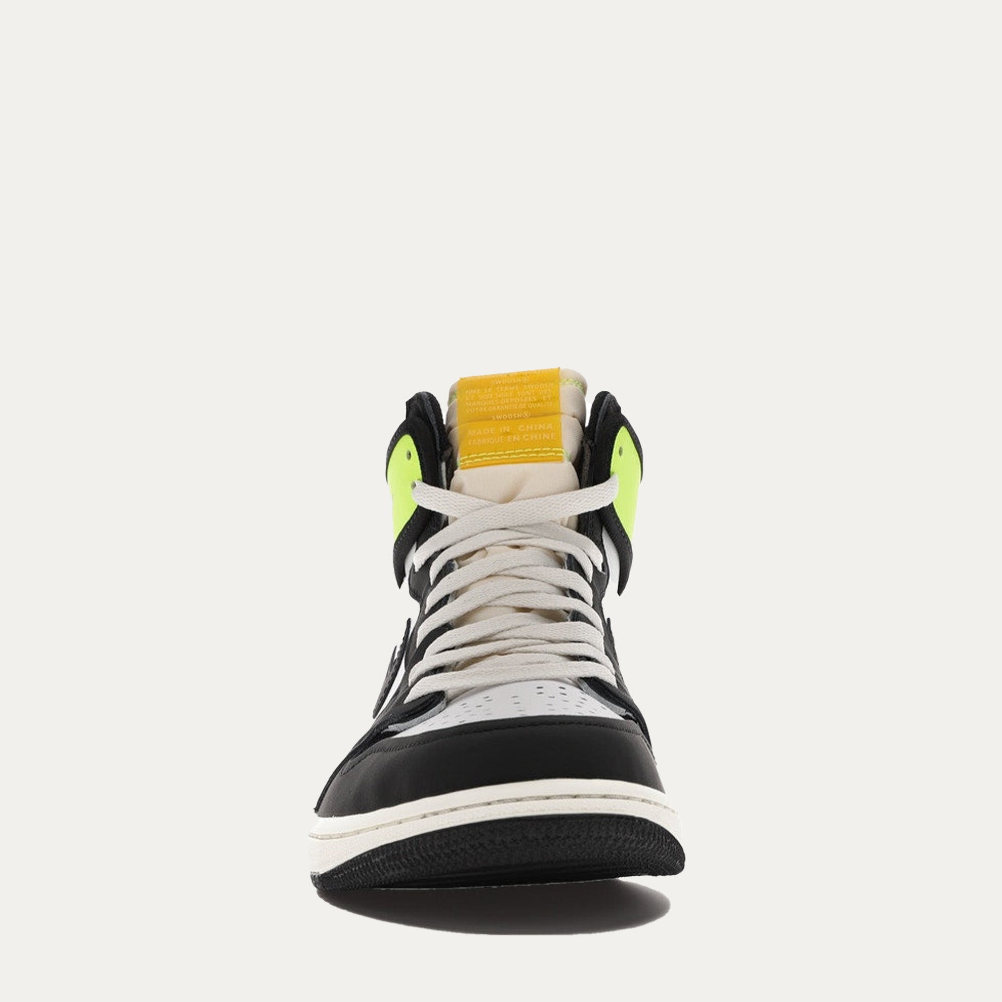 Air Jordan 1 Retro High White Black Volt University Gold