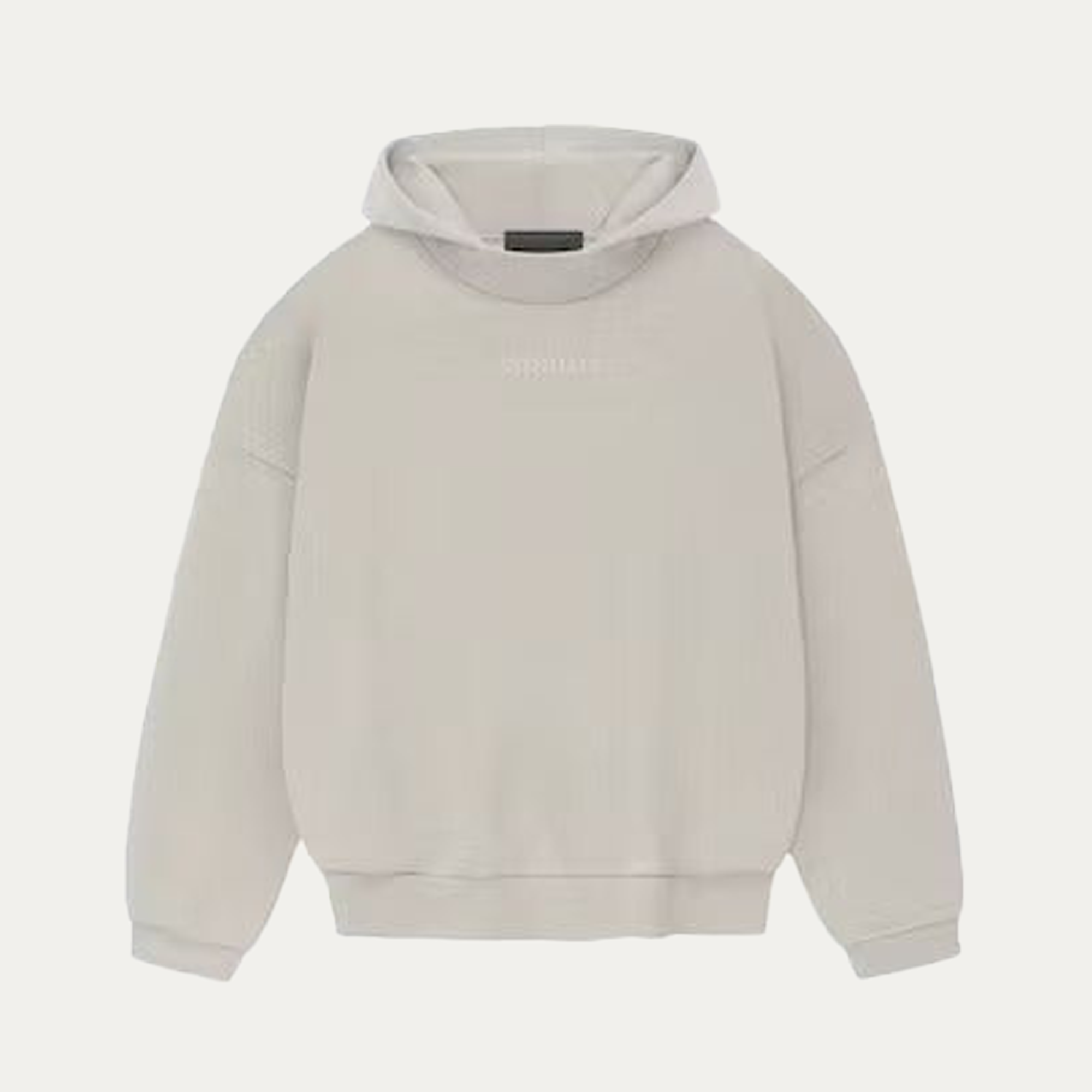 Fear of God Essentials Hoodie Silver Cloud