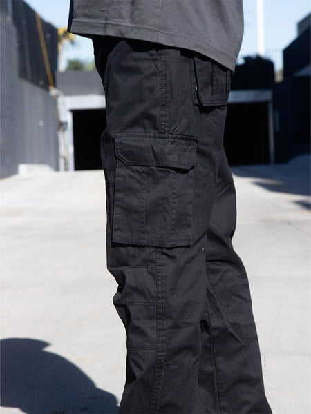 Ambush Cargo Pants - Black Camo