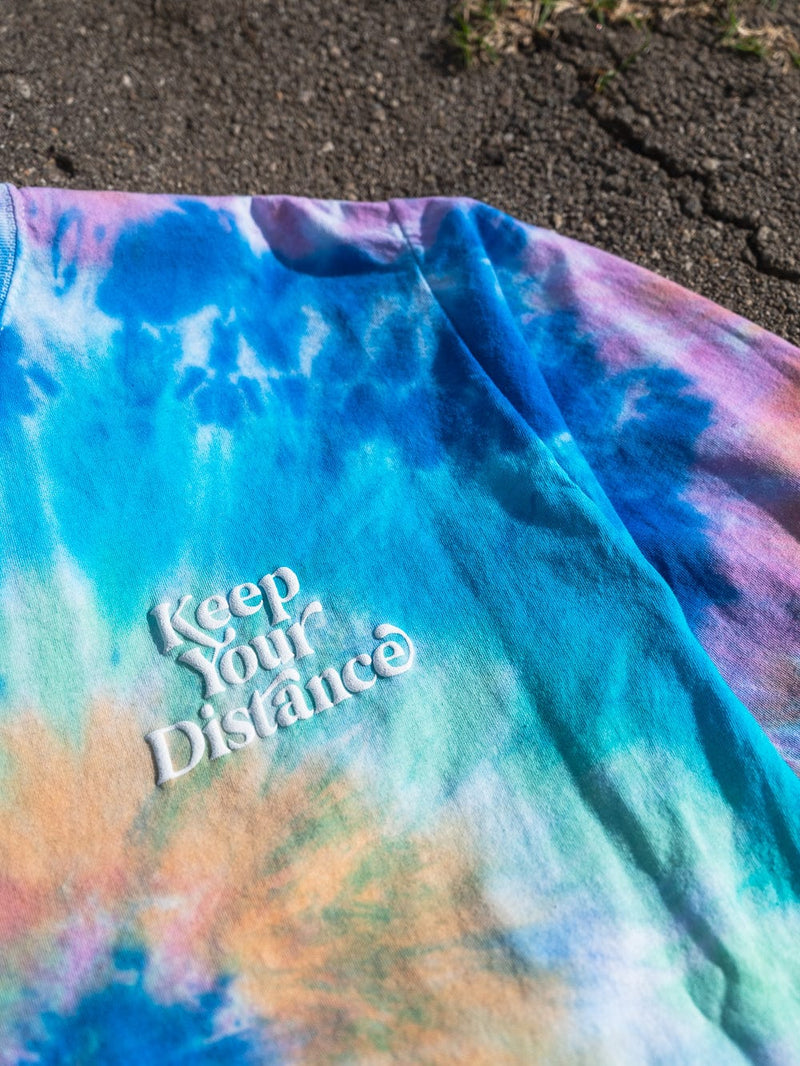 Keep Your Distance Long Sleeve - Tie Dye