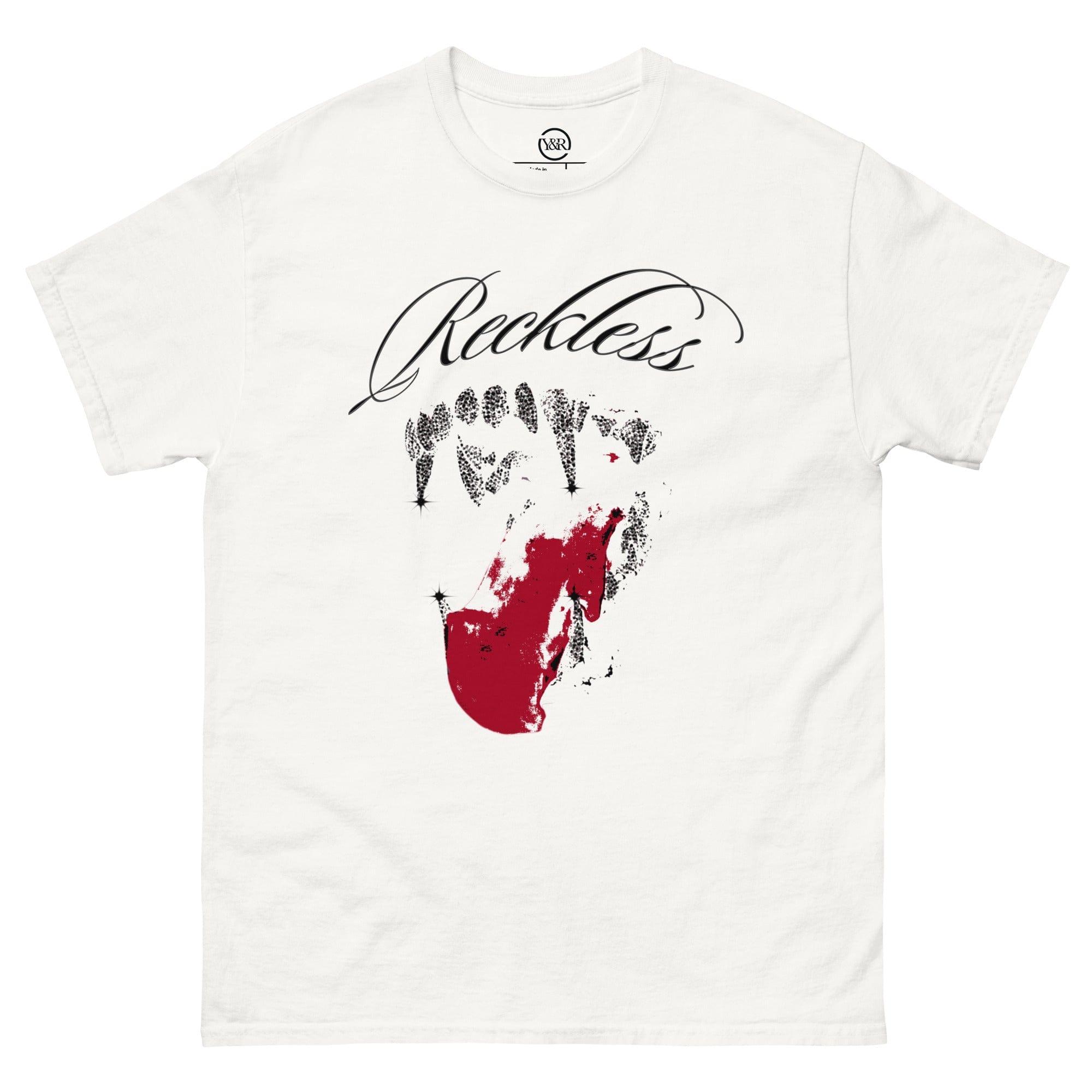 Chrome Kiss Tee - White