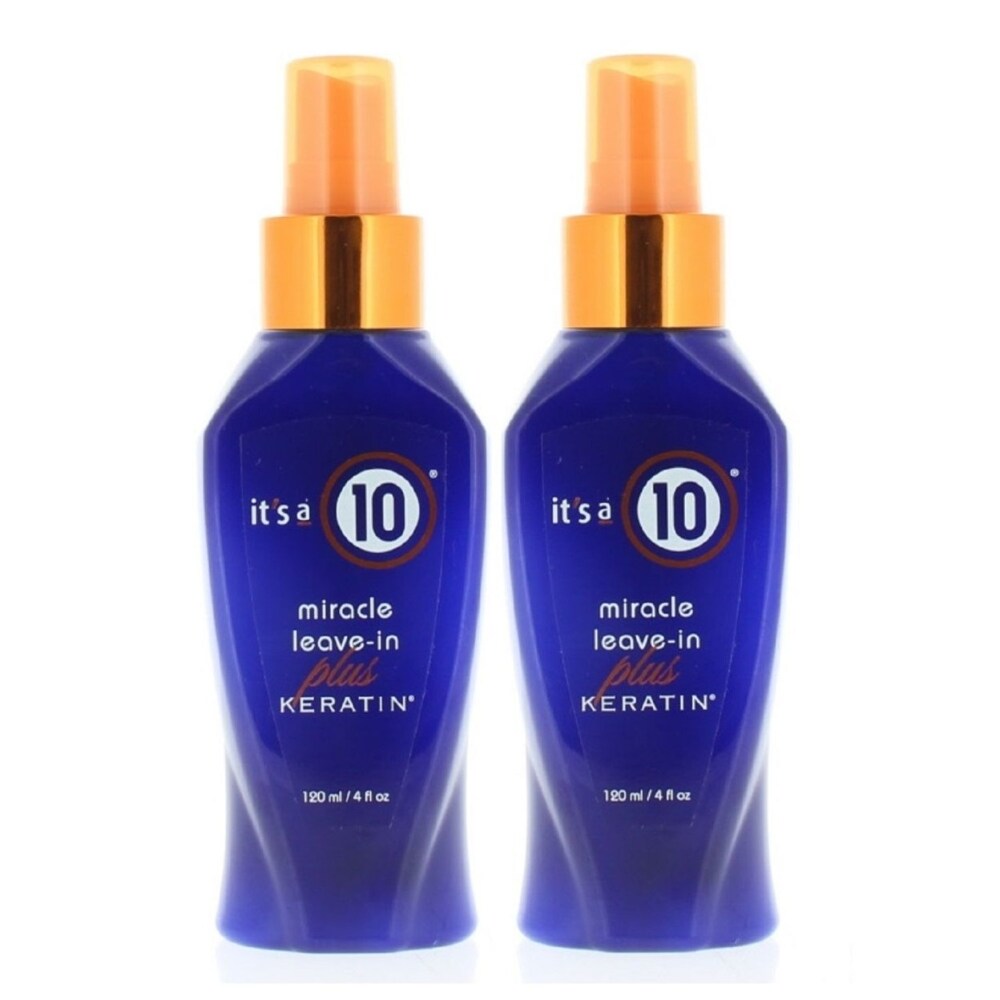 It's A 10 Miracle Leave-In Plus Keratin 4oz/120ml (2 Pack)