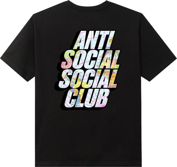 Anti Social Social Club Drop A Pin Tee 'Black'