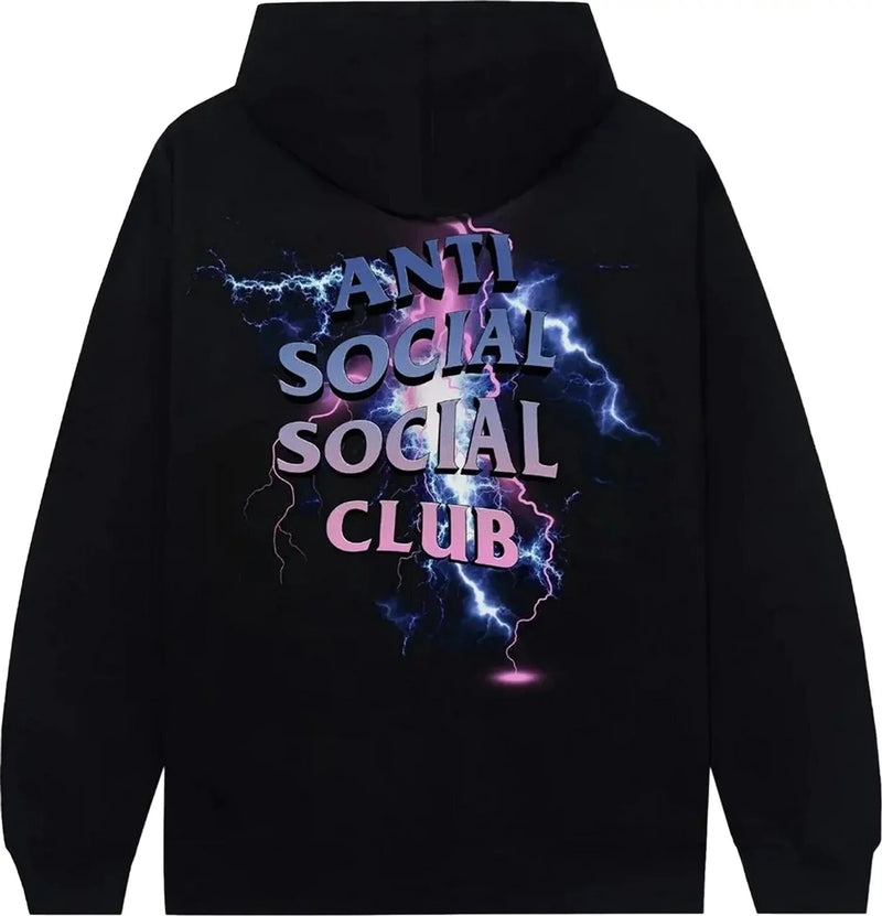 Anti Social Social Club x Fragment Bolt Hoodie Black New Republic