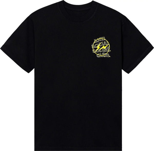 Anti Social Social Club x Fragment Design Bolt Tee - Black/Yellow