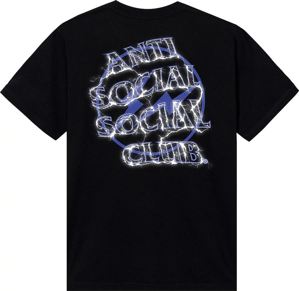 Anti Social Social Club x Fragment Design Bolt Tee - Black/Navy