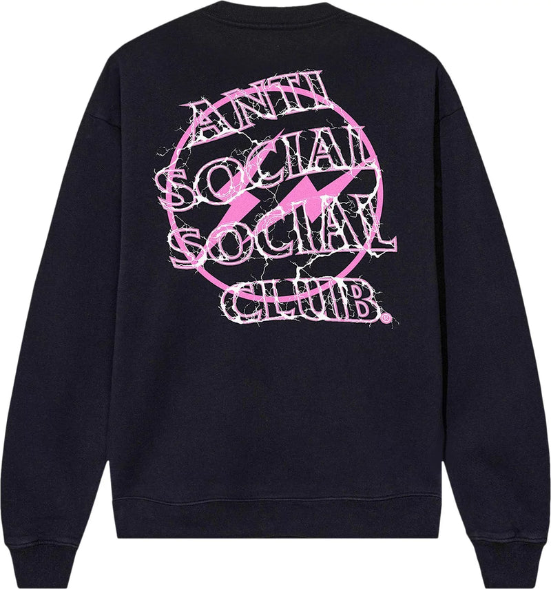 Anti social social club sweatshirt pink on sale