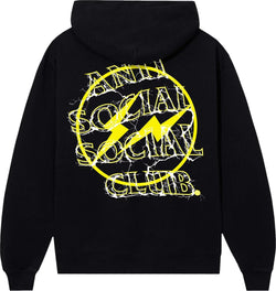 Anti Social Social Club x Fragment Design Bolt Hoodie - Black/Yellow