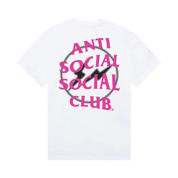 Anti Social Social Club x Fragment Design Half Tone Logo Tee - White/Pink