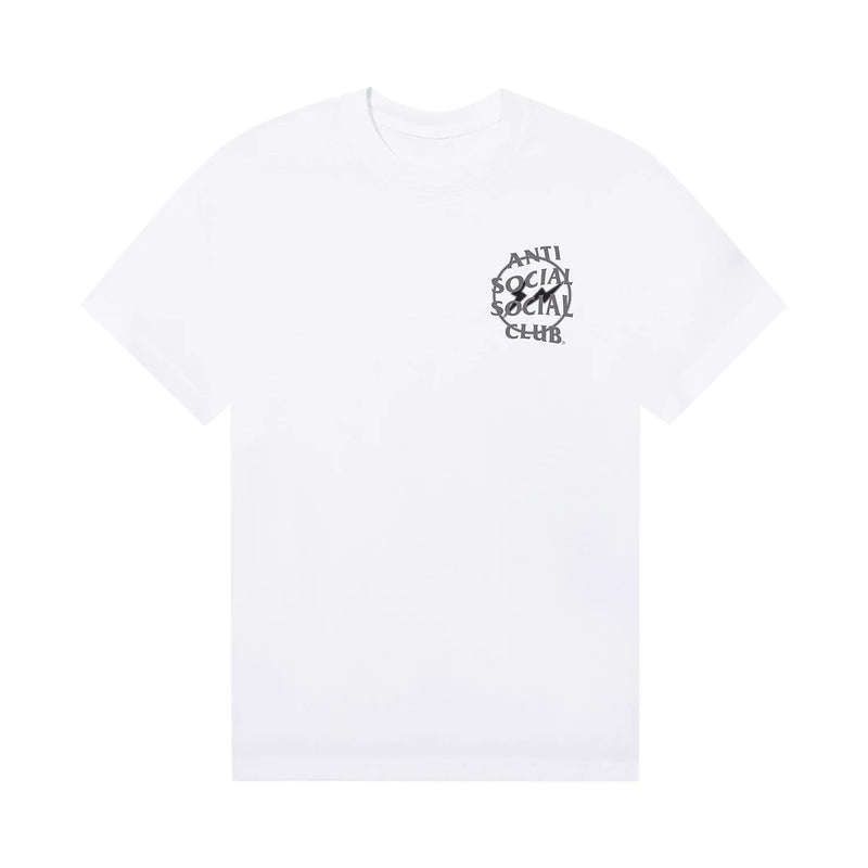 Anti Social Social Club x Fragment Design Half Tone Logo Tee - White/Grey