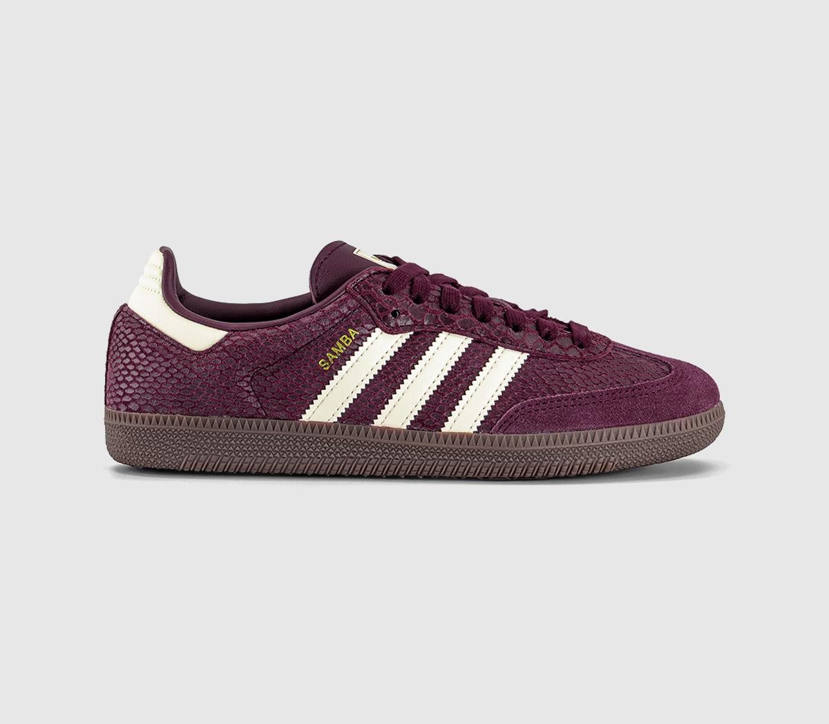 ADIDAS Samba OG W - MAROON/CREWHT/GOLDMT