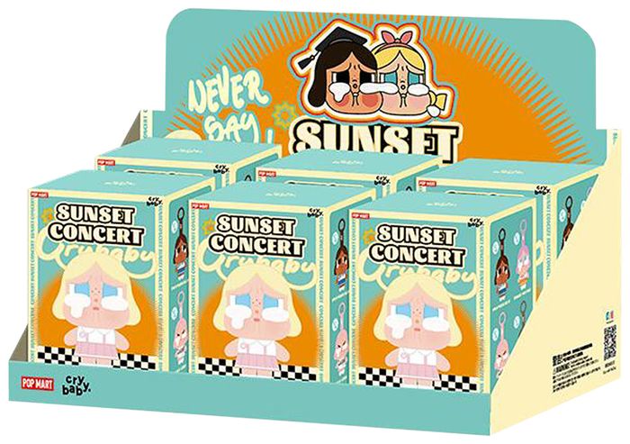 Pop Mart CRYBABY Sunset Concert Series Sealed Whole Set 'Mystery' (6 Blind Boxes)