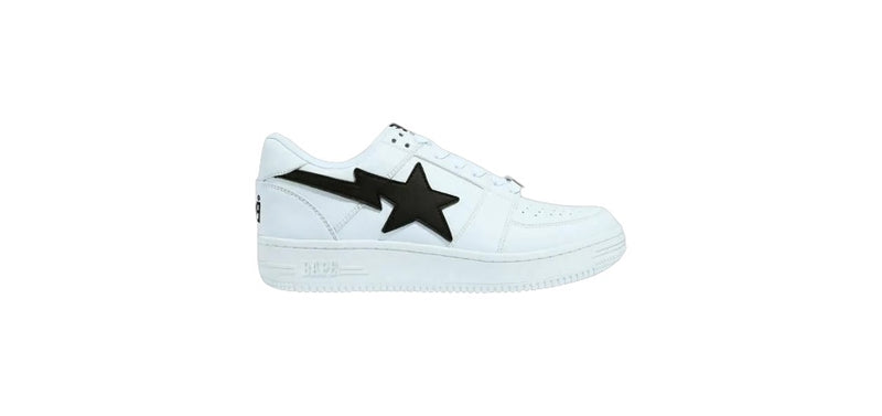 A Bathing Ape Bape Sta Low M1 White Black