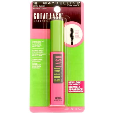 Maybelline Great Lash Mascara 101 Very Black 0.43oz/12.7ml
