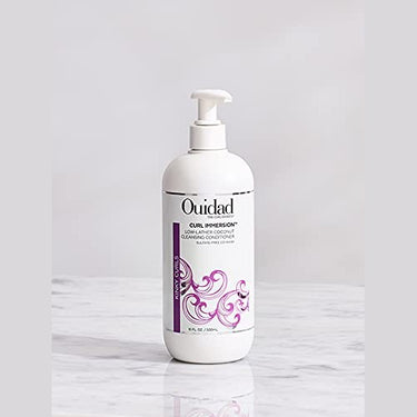 Ouidad Curl Immersion No-Lather Coconut Cream Cleansing Conditioner 16oz/473ml