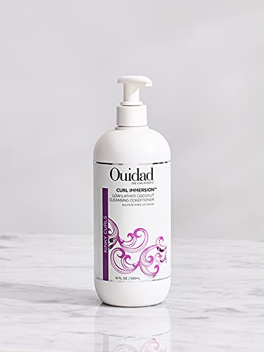 Ouidad Curl Immersion No-Lather Coconut Cream Cleansing Conditioner 16oz/473ml
