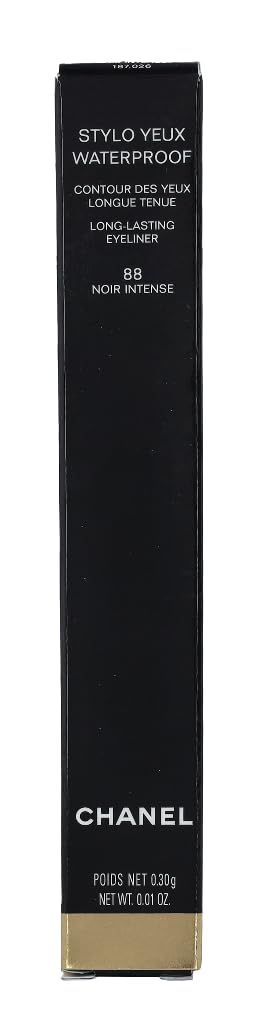 Chanel Stylo Yeux Waterproof Long-Lasting Eyeliner 88 Noir Intense 0.01oz/0.30g