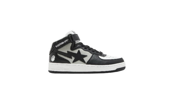 A Bathing Ape Bape Sta Mid Black