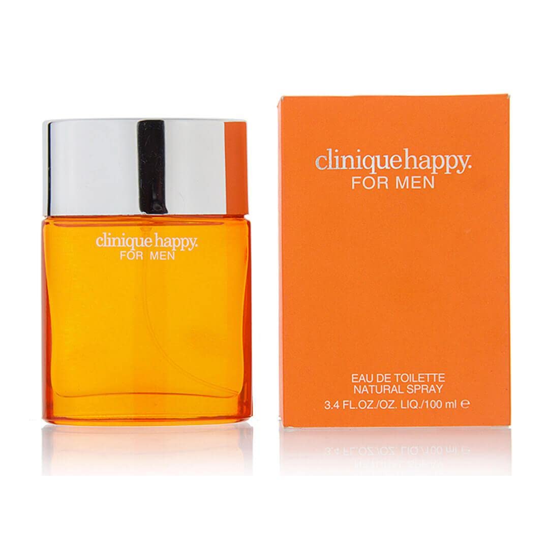 Clinique Happy Cologne Spray Eau De Toilette for Men 3.4oz/100ml