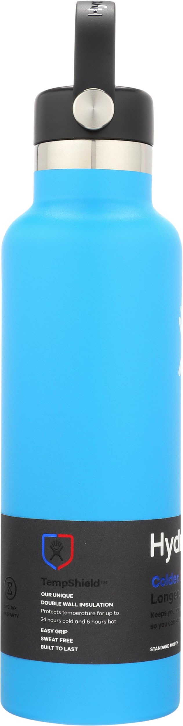 Hydro Flask Standard Mouth Water Bottle with Flex Cap Pacific 21oz/621ml