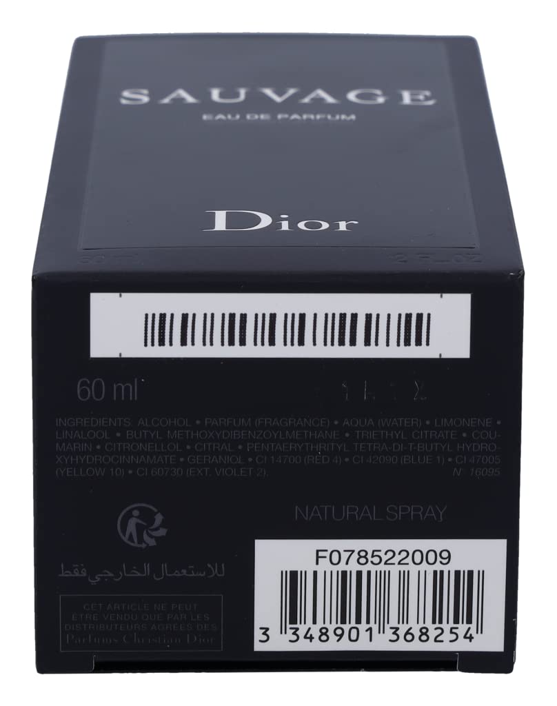 Sauvage by Dior Eau de Parfum Spray, 2 Fl Oz