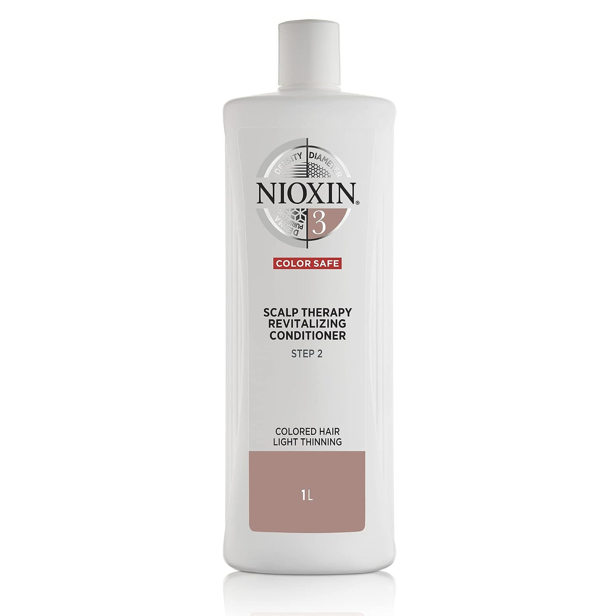 Nioxin System 3 Scalp Therapy Conditioner, Fine Hair 33.8oz/1 Liter