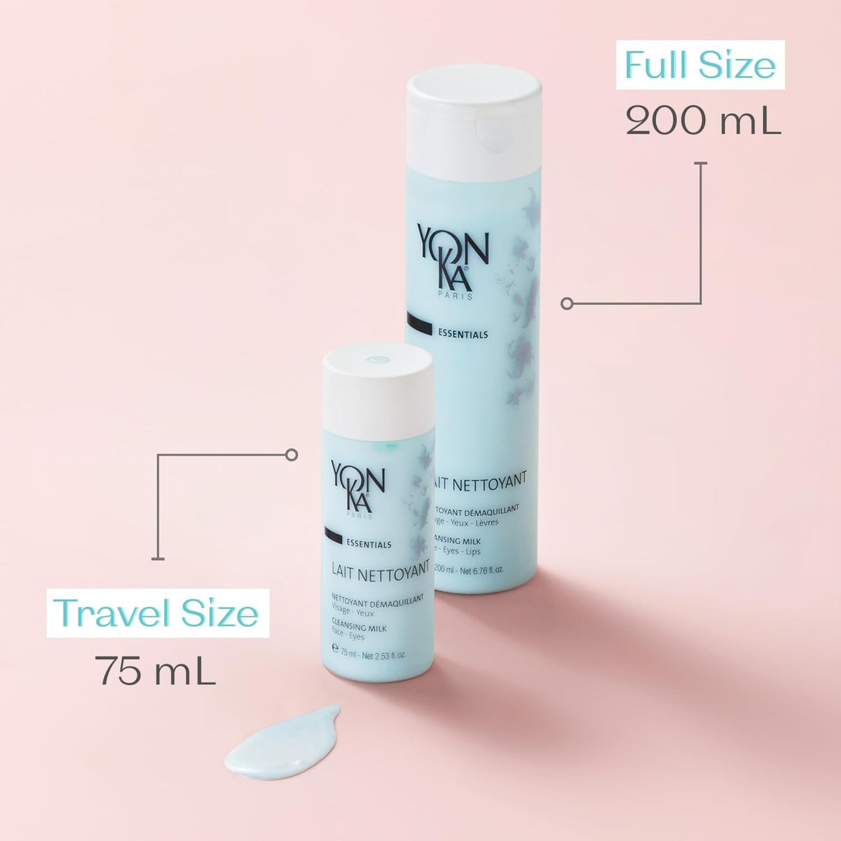 Yon-Ka Essentials Lait Nettoyant Milk Cleanser & Makeup Remover 6.76 fl oz (Unisex)