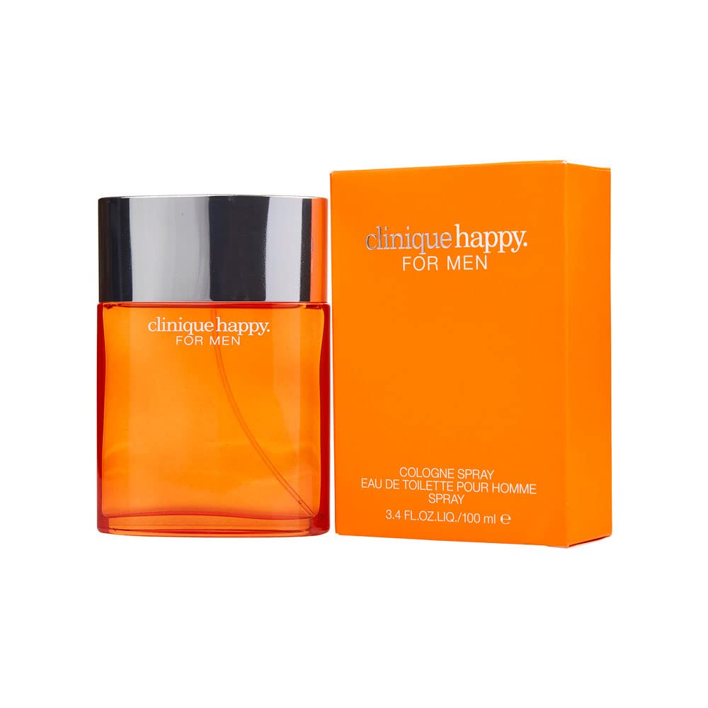 Clinique Happy Cologne Spray Eau De Toilette for Men 3.4oz/100ml