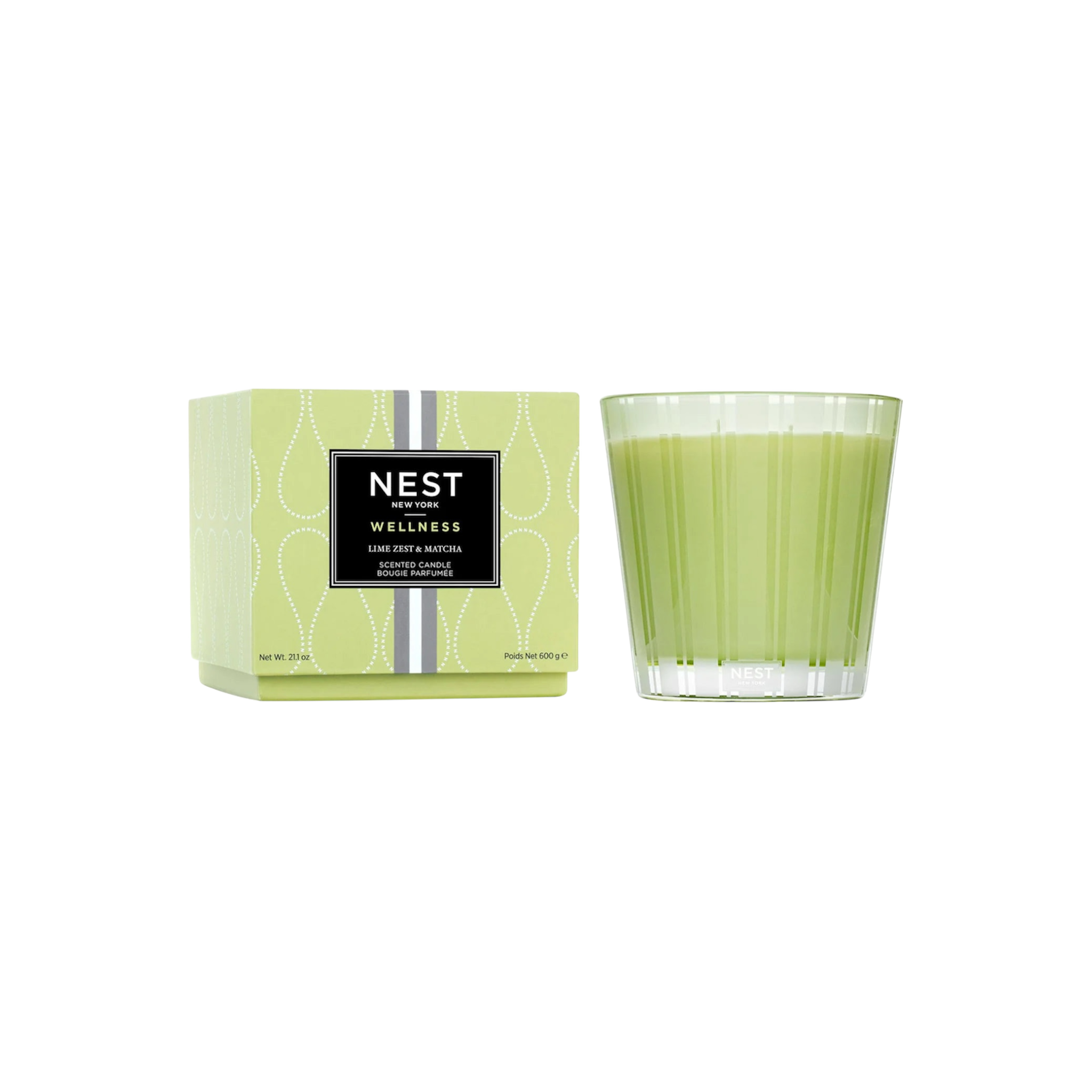Nest 3-Wick Lime Zest & Matcha Candle