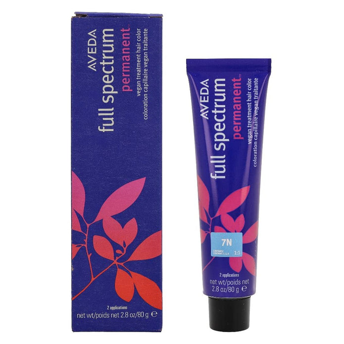 Aveda Full Spectrum Permanent Vegan Treatment Hair Color 7N 80g/2.8oz