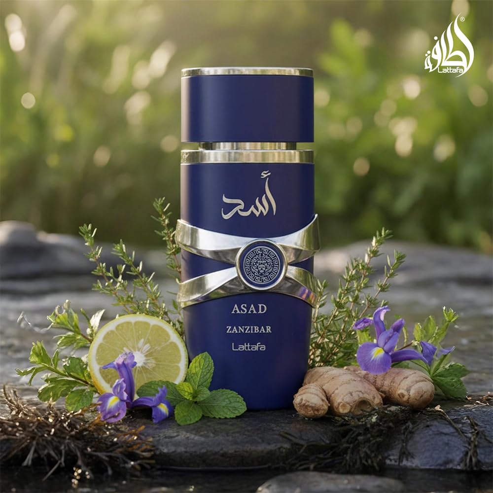Lattafa Asad Zanzibar Eau De Parfum Spray for Men 100ml/3.4oz