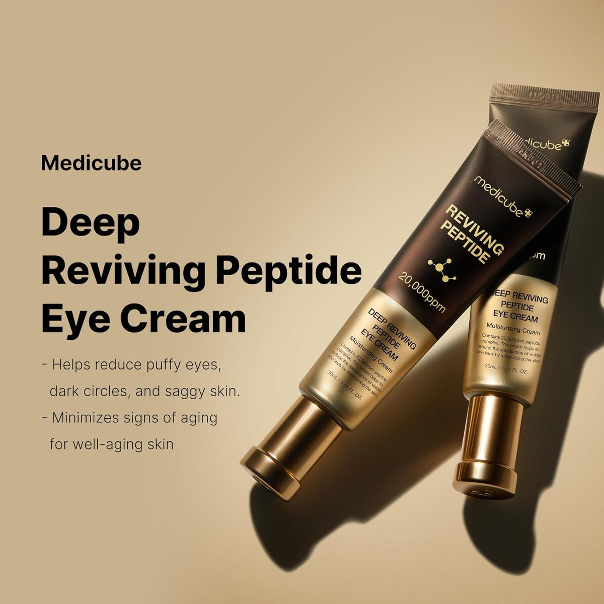MEDICUBE-DEEP LIFTING PEPTIDE EYE CREAM (30ML/1.01OZ)