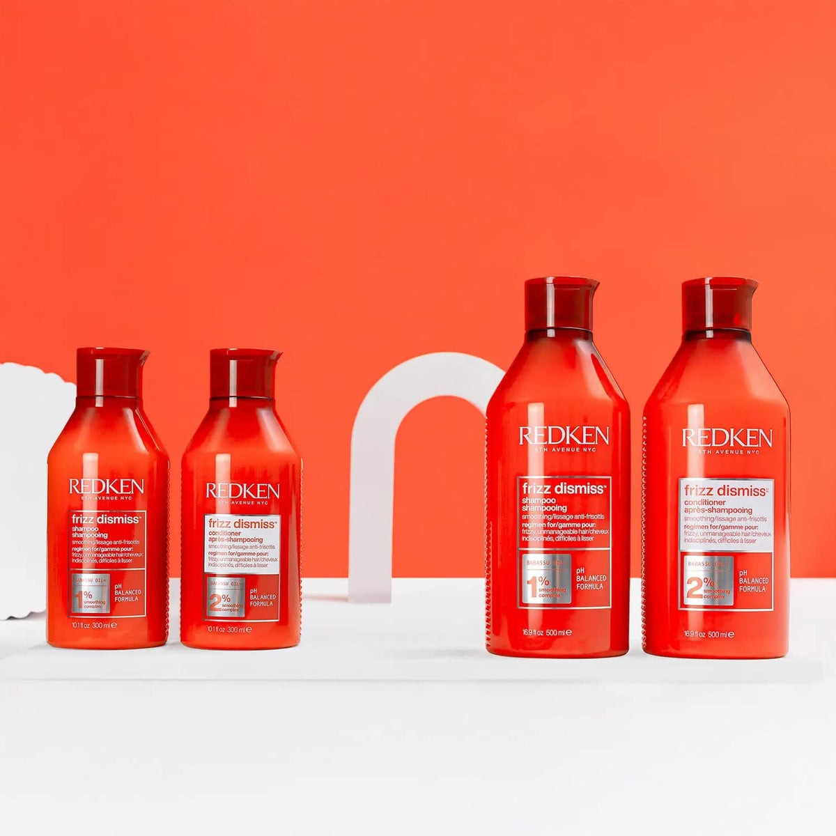 Redken Frizz Dismiss Shampoo 1% Smoothing Complex 16.9oz/500ml