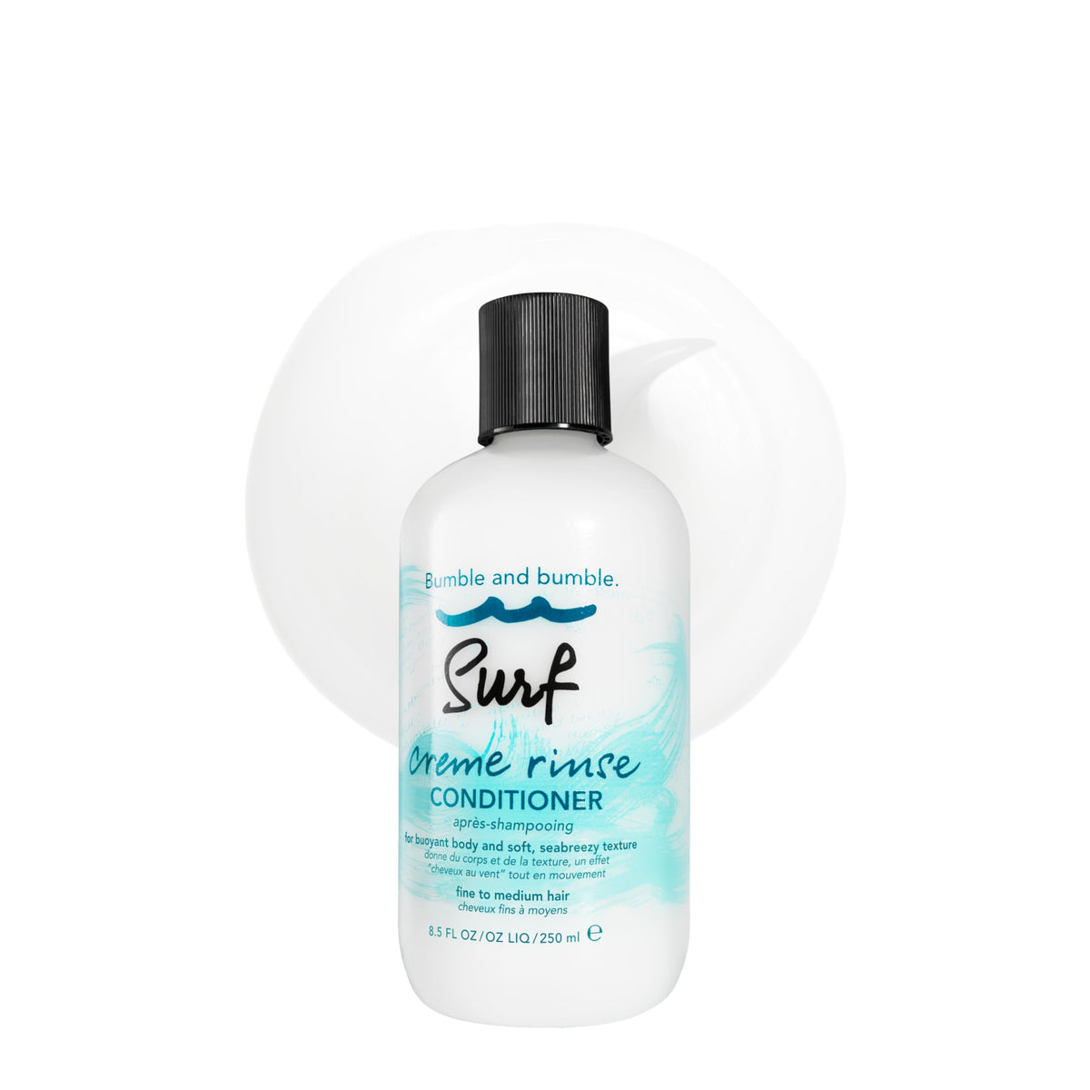 Bumble and bumble. Surf Creme Rinse Texturizing Conditioner | Adds Lightweight Seabreezy Texture | Volumizing + Hydrating |For Fine to Medium Wavy, Straight Hair, 8.5 Fl Oz