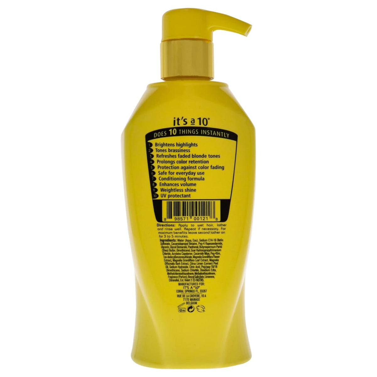 ITS A 10-MIRACLE BRIGHTENING SHAMPOO FOR BLONDES (295ML/10OZ)