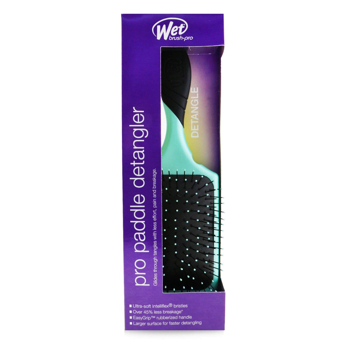 Wet Brush Pro Backbar Detangler Purist Blue Model# BWP830GXBLNW