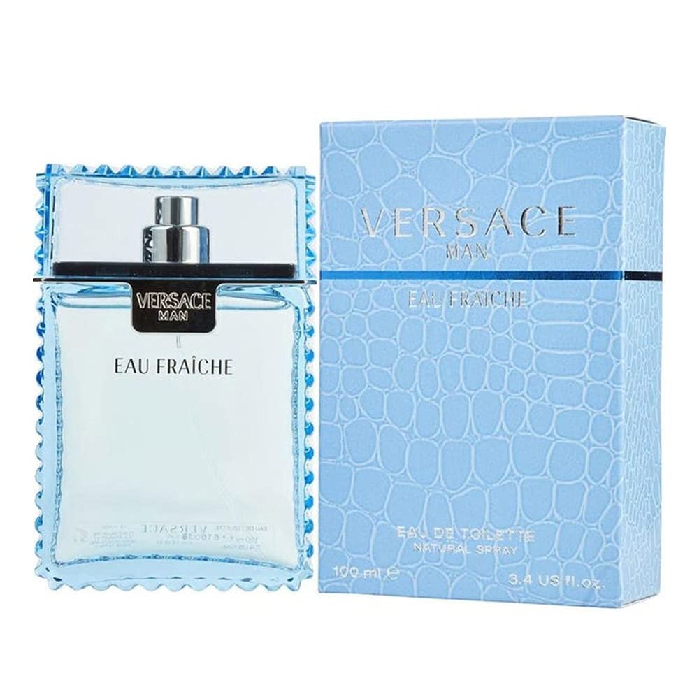 Versace Man Eau Fraiche by Versace for Men 3.4 oz Eau de Toilette Spray