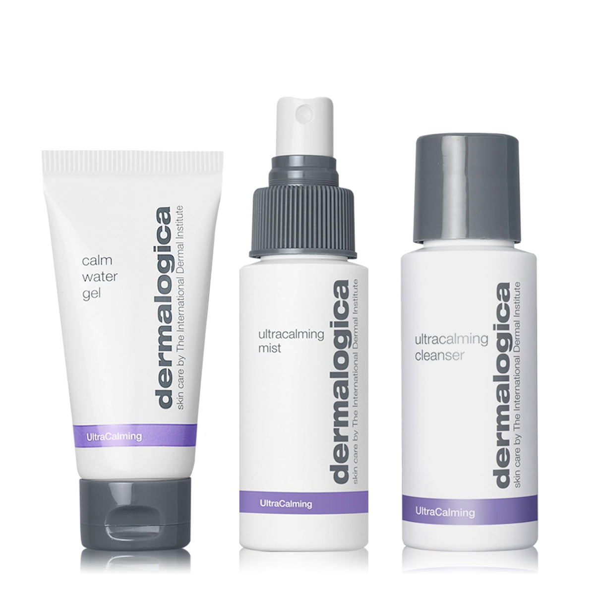 Dermalogica Sensitive Skin Rescue 3pc Kit (Ultracalming Cleanser 50ml/1.7oz, Ultracalming Mist 50ml/1.7oz, Calm Water Gel 0.5oz)