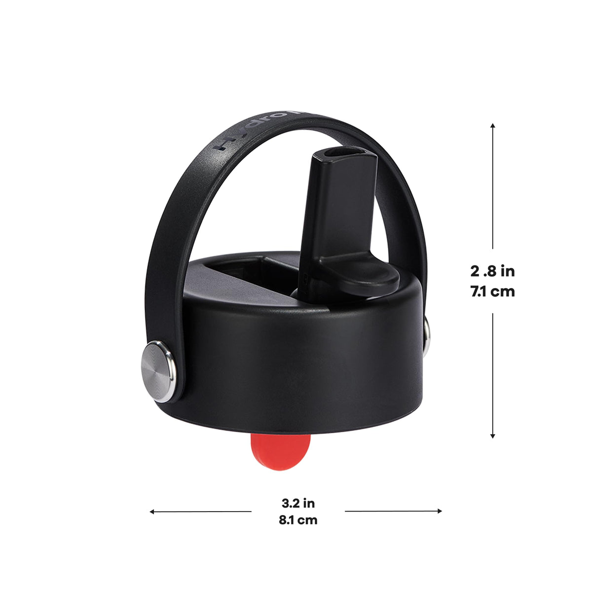 Hydro Flask Wide Mouth Flex Straw Cap (Black)