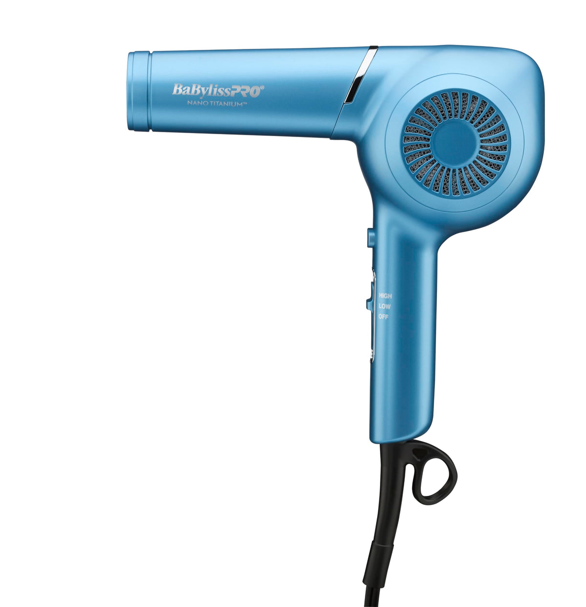 BaBylissPRO Nano Titanium Classic Professional Pistol-Grip Dryer Blue