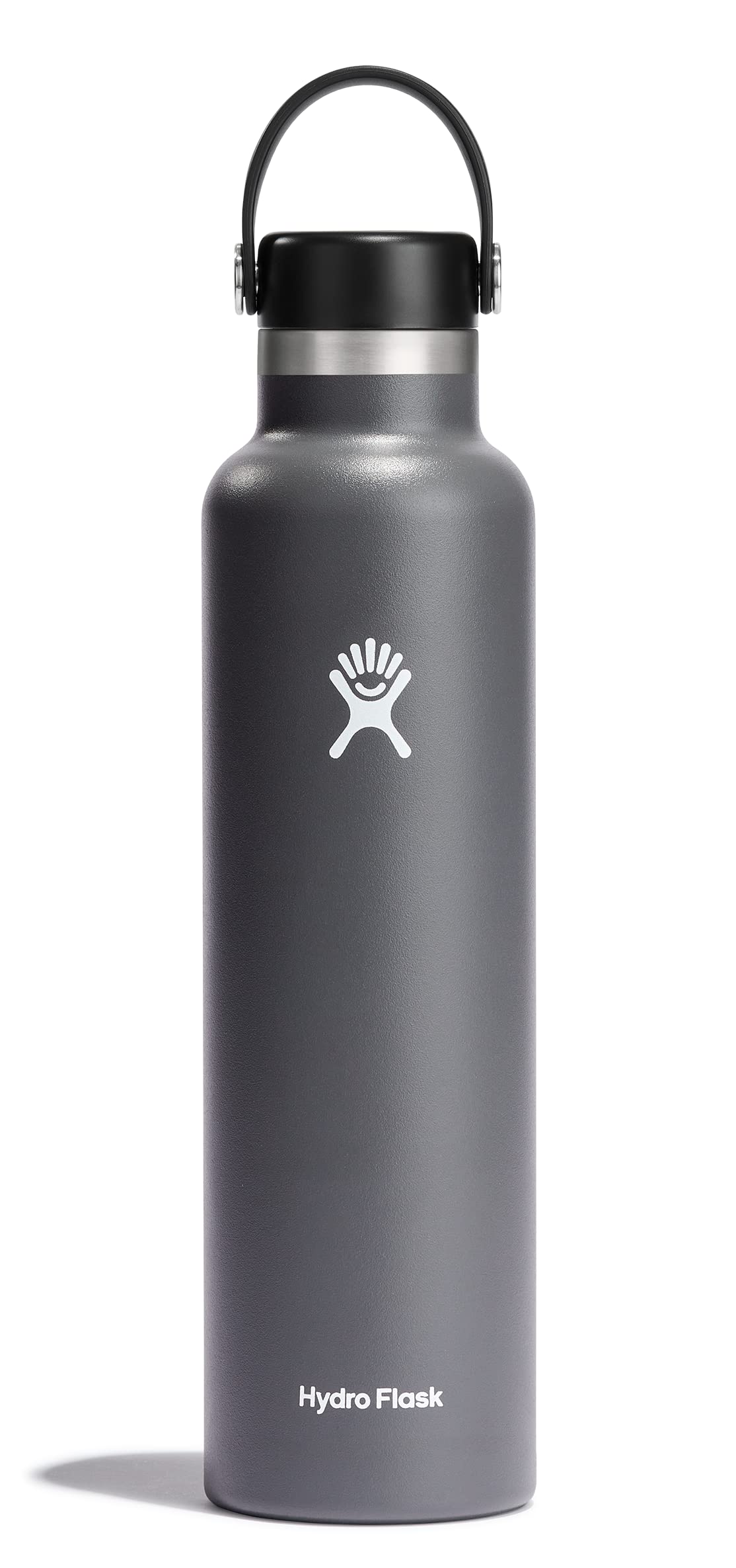 Hydro Flask 24 oz Standard Mouth Water Bottle with Flex Cap, Stone 24 oz (Unisex)