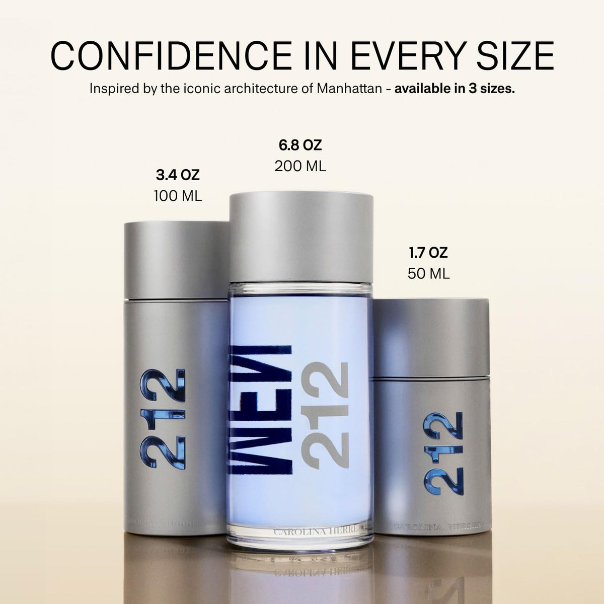 Carolina Herrera 212 Men Eau De Toilette 3.4oz/100ml