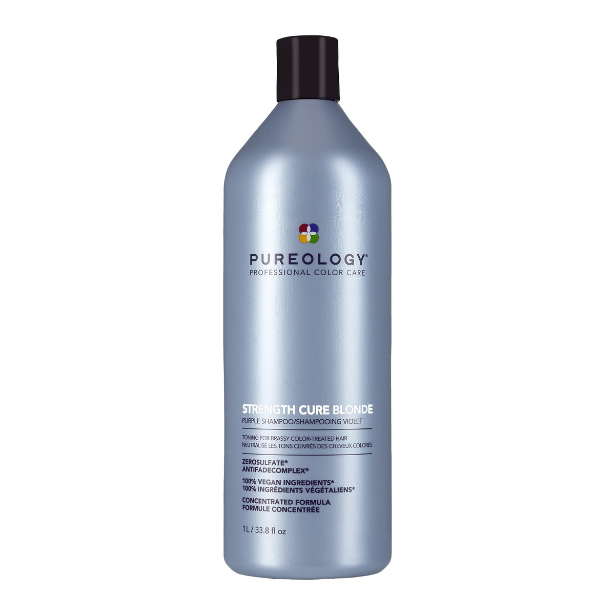Pureology Strength Cure Blonde Purple Shampoo 33.8oz/1 Liter