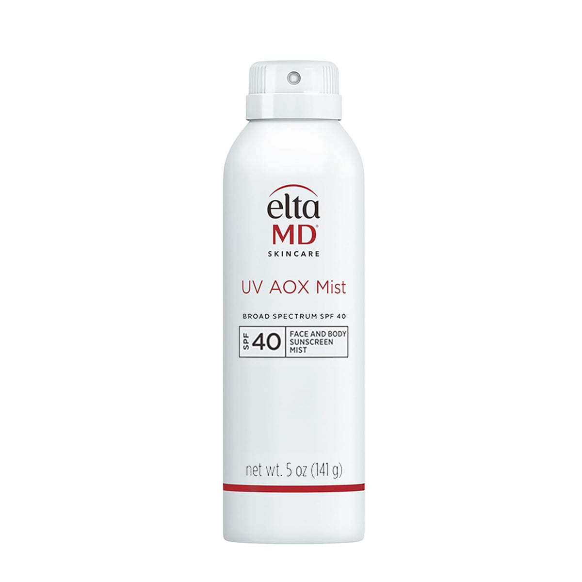EltaMD UV AOX Mist SPF 40 Face and Body Sunscreen Mist Water Resistant 141g/5oz