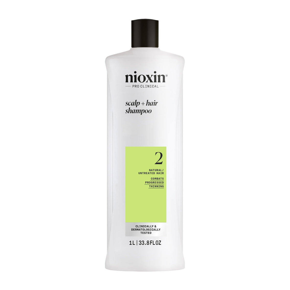 Nioxin System 2 Cleanser Shampoo, Fine Hair 33.8oz/1 Liter