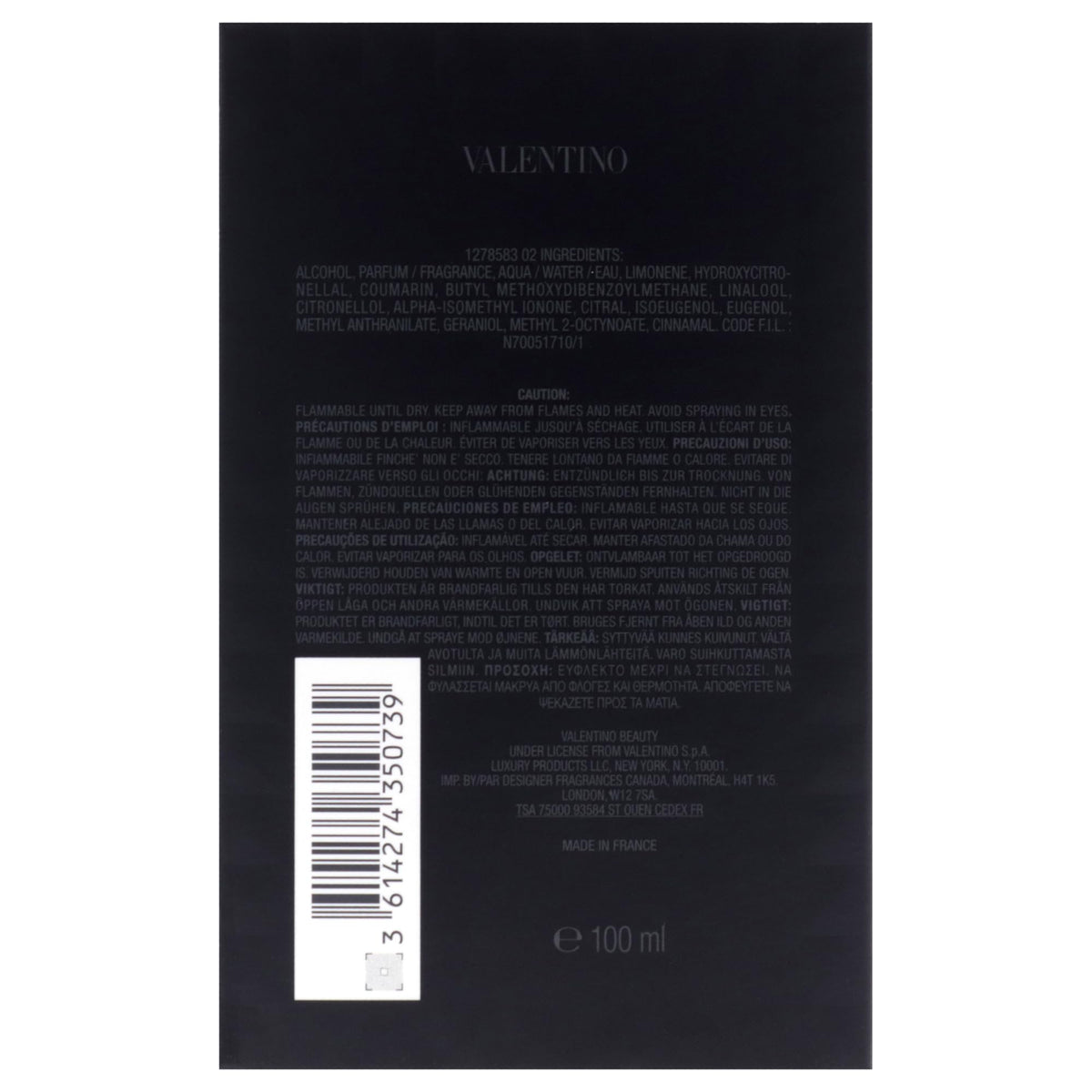Valentino Born in Roma Uomo Extradose Eau de Parfum Spray 3.4 oz (Men)