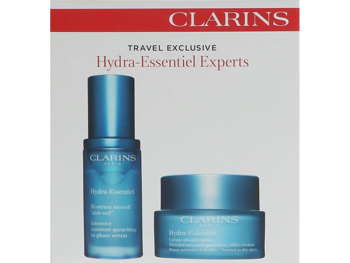 Clarins Hydra-Essential Experts Travel Duo (Creme 50ml/1.7oz, Bi-Serum 30ml/1oz)